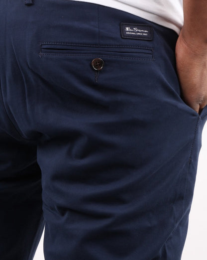 Ben Sherman Signature Slim Stretch Chino Marineblau