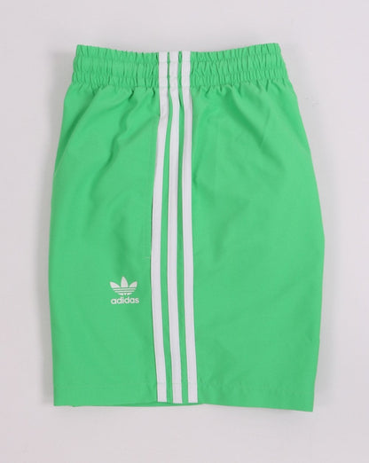 Adidas Originals – Badeshorts mit 3 Streifen, Mintgrün