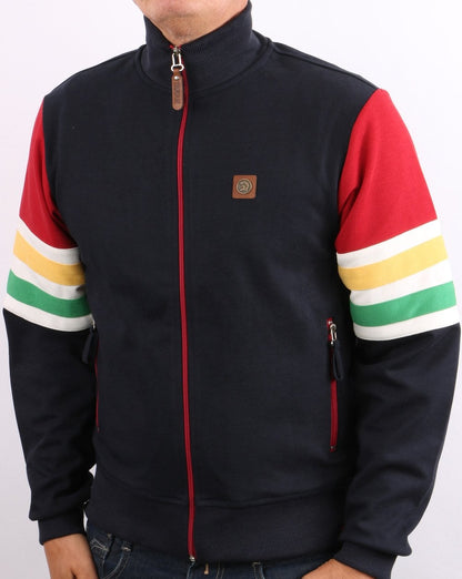 Trojan Track Top Navy – Marley-Stil