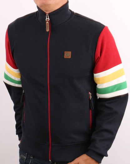 Trojan Track Top Navy – Marley-Stil