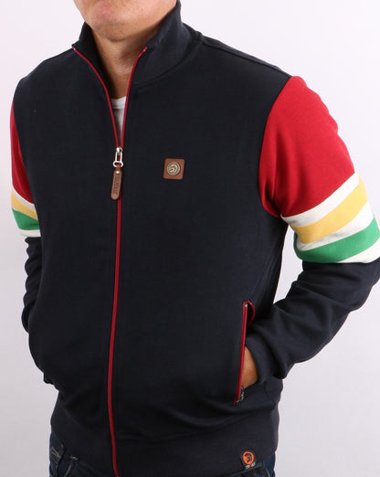 Trojan Track Top Navy – Marley-Stil