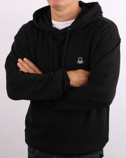 Benetton Hoodie Schwarz