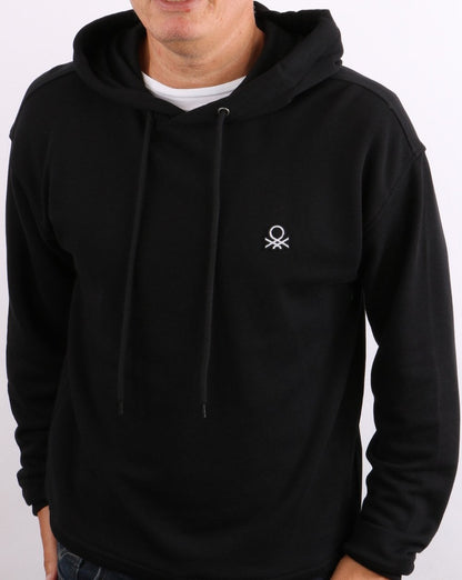 Benetton Hoodie Schwarz