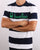 Benetton Striped T-shirt Navy/White
