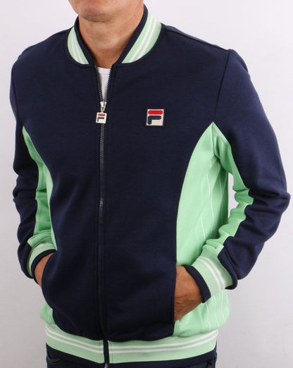 Fila Vintage Settanta Track Top Pro Badge Marine – Minze
