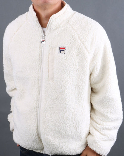 Fila Vintage Sherpa Fleece Whisper White
