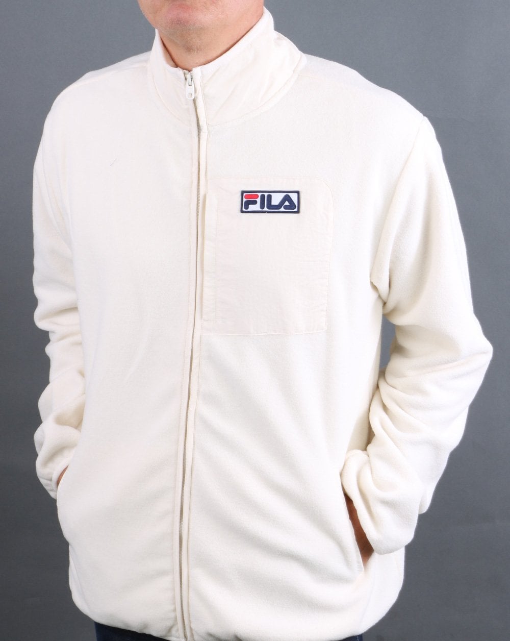 Fila Vintage 90er Polarfleece Creme