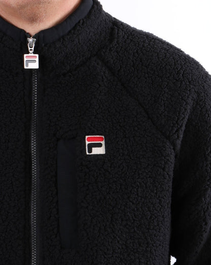 Fila Vintage Yuri Sherpa Fleece Schwarz