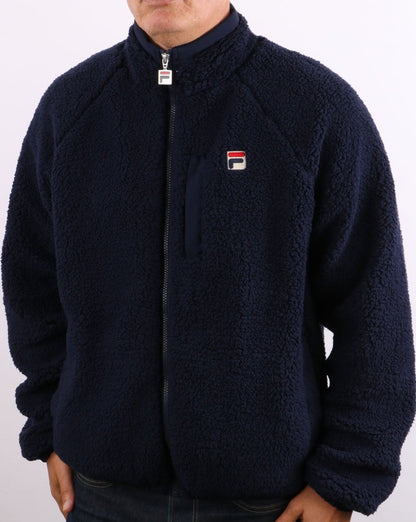 Fila Vintage Yuri Sherpa Fleece Marine