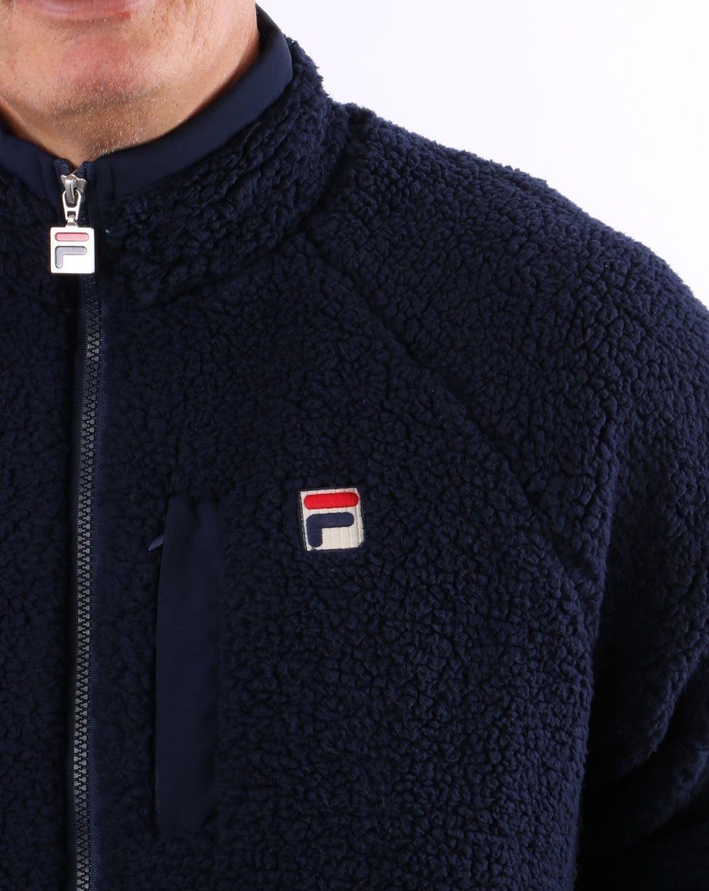 Fila Vintage Yuri Sherpa Fleece Marine