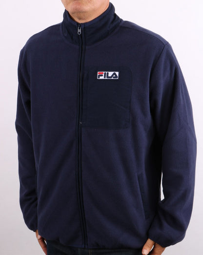 Fila Vintage 90er Polarfleece Marineblau