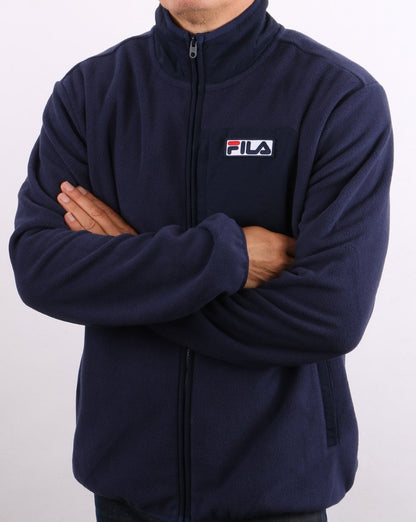 Fila Vintage 90er Polarfleece Marineblau
