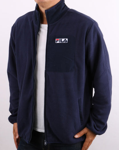 Fila Vintage 90er Polarfleece Marineblau