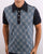 Ska & Soul Jacquard Knit Polo Navy