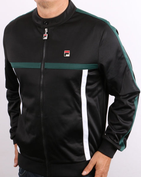 Fila Vintage Runner Track Top Black/Green