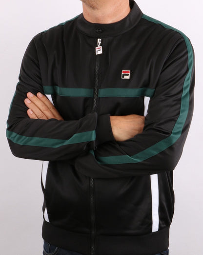 Fila Vintage Runner Trainingsjacke Schwarz/Grün