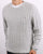 Tommy Jeans Cable Knit Jumper Light Grey Heather