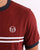Sergio Tacchini Supermac T Shirt Port/Navy/White