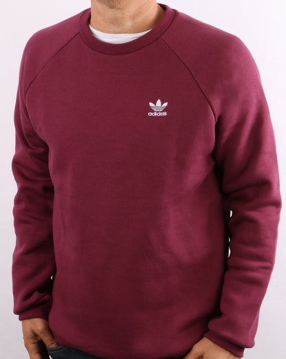 Adidas Originals Essential Crew Sweat Purpur