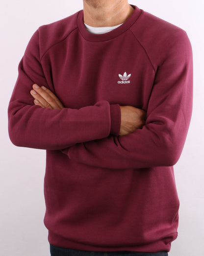 Adidas Originals Essential Crew Sweat Purpur