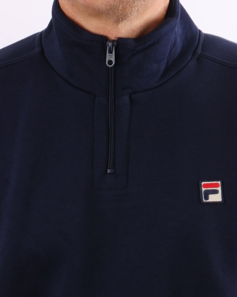Fila Vintage Rio 1/4 Zip Sweat Navy