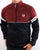 Sergio Tacchini Orion Track Top Burgundy/Navy