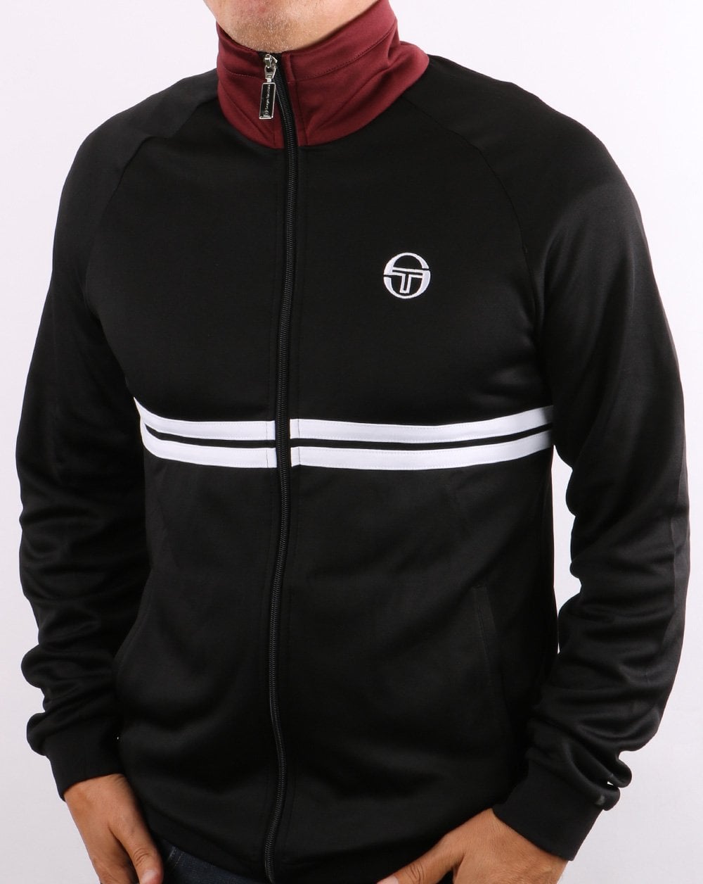 Sergio Tacchini Dallas Track Top Schwarz/Port