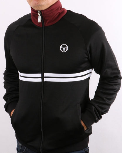 Sergio Tacchini Dallas Track Top Schwarz/Port