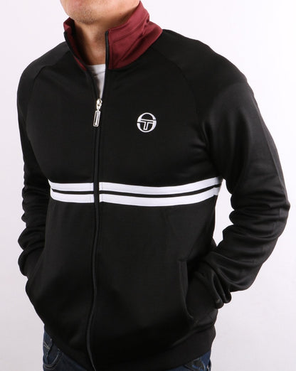 Sergio Tacchini Dallas Track Top Schwarz/Port