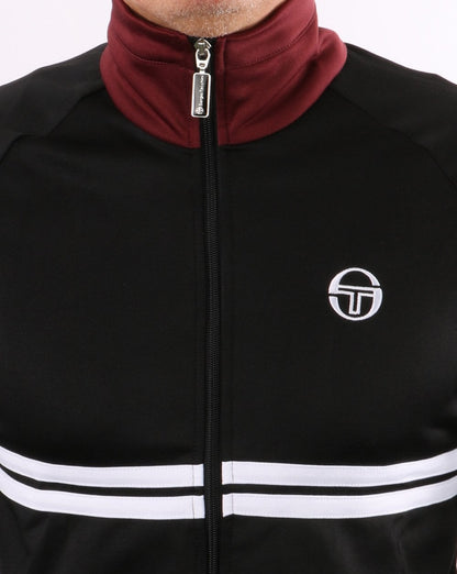 Sergio Tacchini Dallas Track Top Schwarz/Port