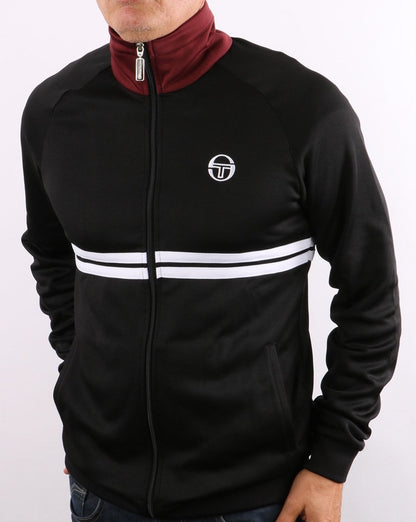 Sergio Tacchini Dallas Track Top Schwarz/Port