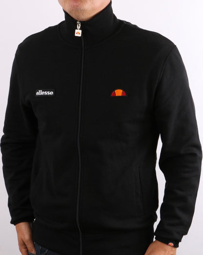 Ellesse – Lässiges Trainingsoberteil in Schwarz