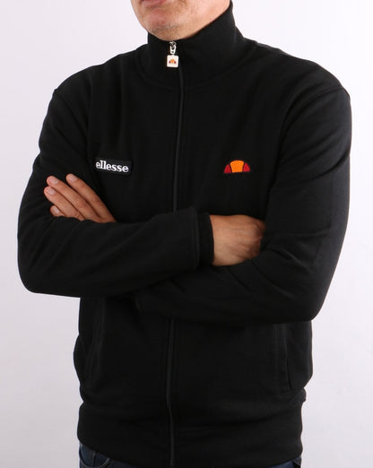 Ellesse – Lässiges Trainingsoberteil in Schwarz