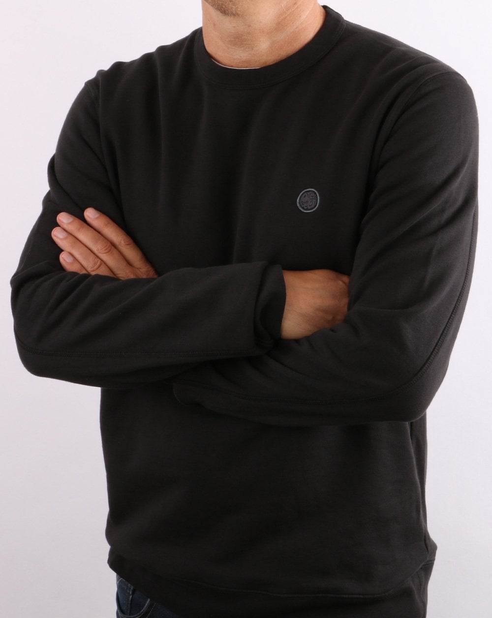 Pretty Green Clements Sweatshirt Schwarz