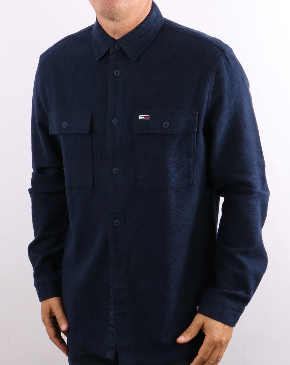 Tommy Jeans Weiches Überhemd Twilight Navy