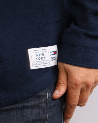 Tommy Jeans Weiches Überhemd Twilight Navy