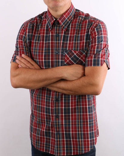 Ben Sherman – Rotes Hemd mit Schottenkaro