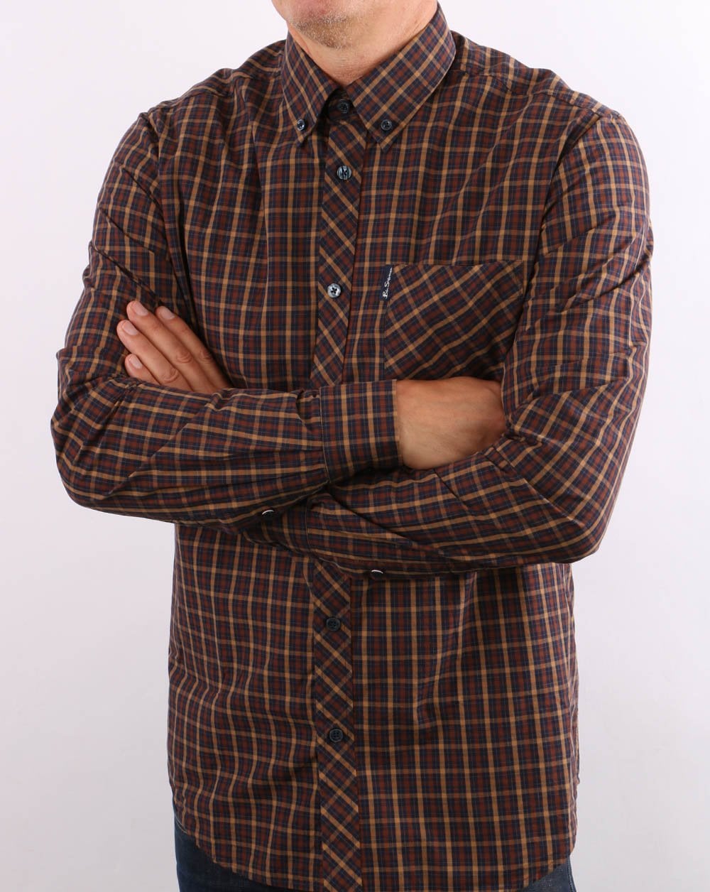 Ben Sherman House Check Shirt Marine