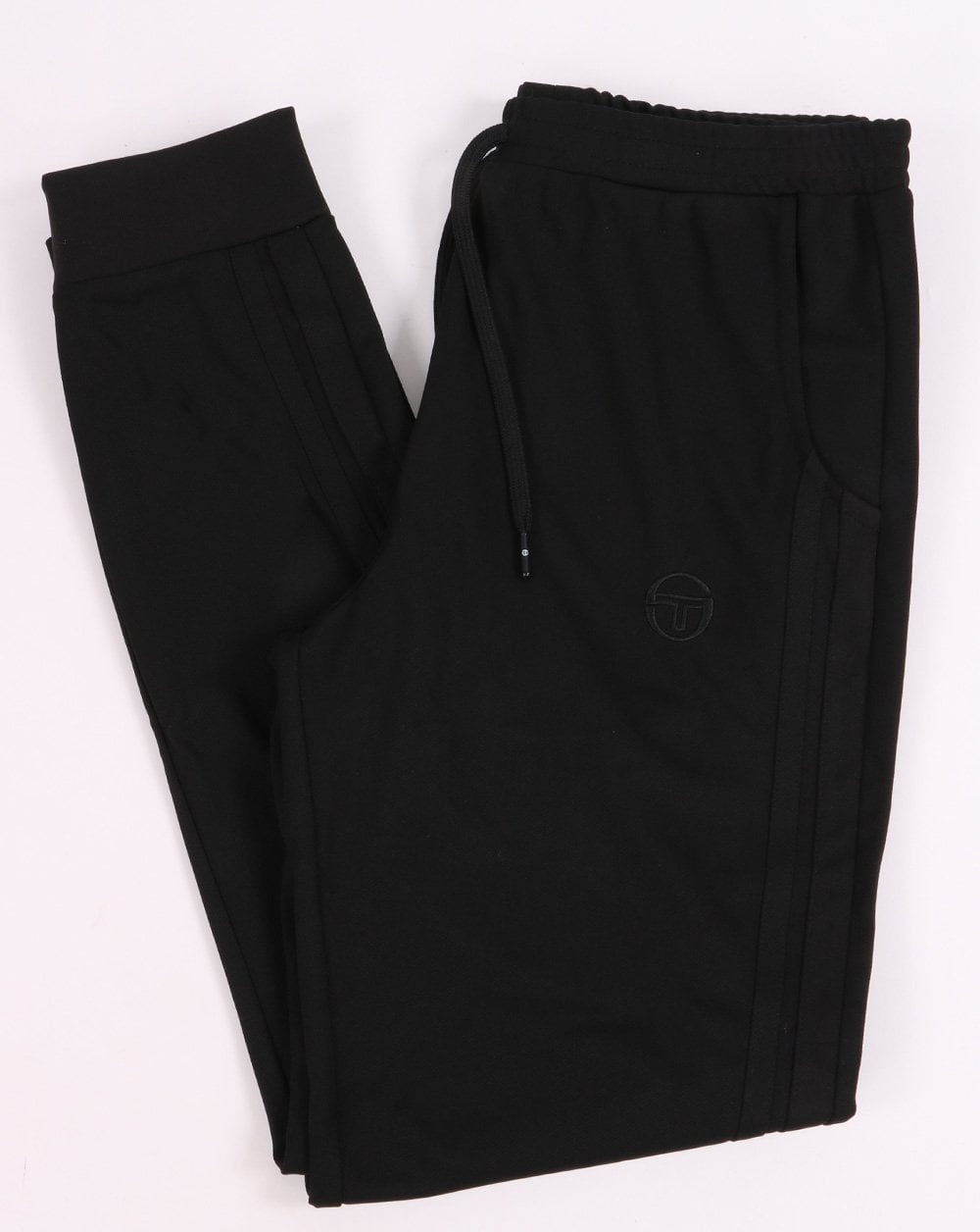 Sergio Tacchini – Trainingshose mit Bündchen in Schwarz
