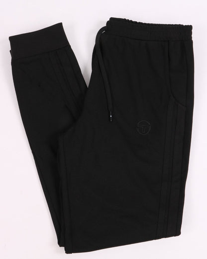 Sergio Tacchini – Trainingshose mit Bündchen in Schwarz