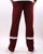 Sergio Tacchini Zip Bottom Track Pants Burgundy