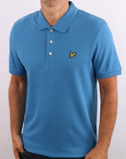 Lyle And Scott Poloshirt Yale Blau
