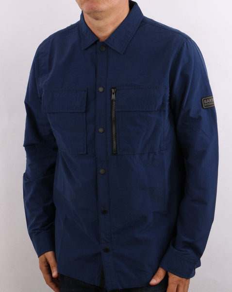 Barbour International Slipstream Overshirt Regal Blue