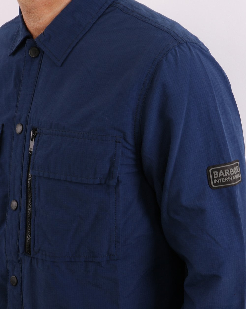 Barbour International Slipstream Überhemd Regalblau