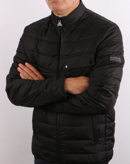 Barbour International Winter Chain Steppjacke Schwarz