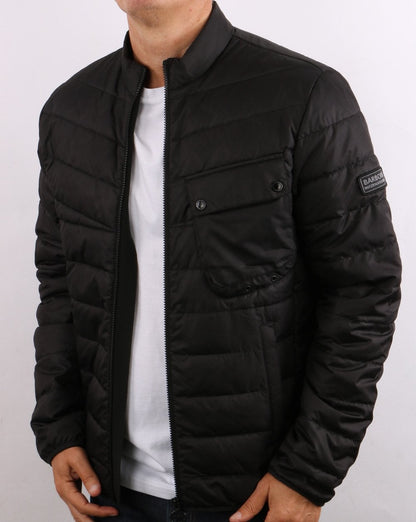 Barbour International Winter Chain Steppjacke Schwarz