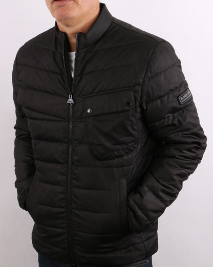 Barbour International Winter Chain Steppjacke Schwarz