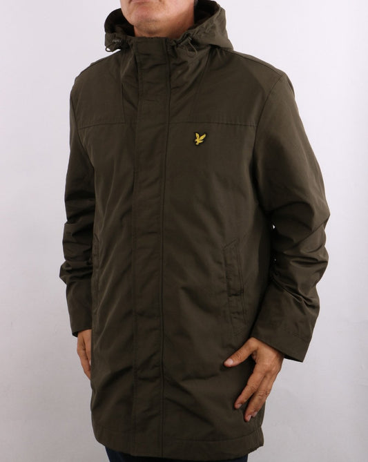 Lyle and Scott Lyle &amp; Scott – Parka mit Kapuze in Olivgrün