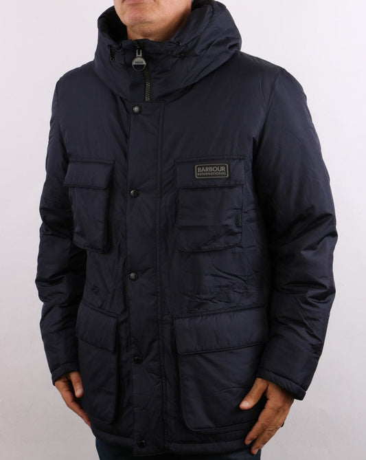 Barbour International Barbour International Transmission Arden Steppjacke, Marineblau
