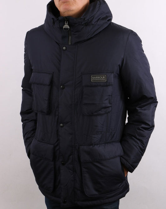 Barbour International Barbour International Transmission Arden Steppjacke, Marineblau